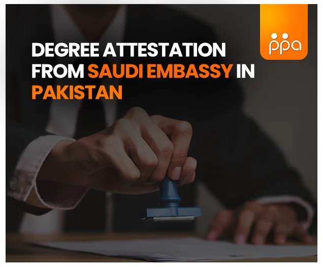 Document attestation process illustration